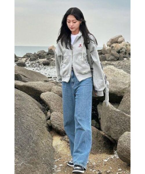 AECA(エイカ)の「EVERYDAY AECA CLOVER ZIP UP HOODIE-GREY(パーカー・レディース・その他・MEDIUM/SMALL/LARGE/W/X-LARGE)」の19枚目の写真