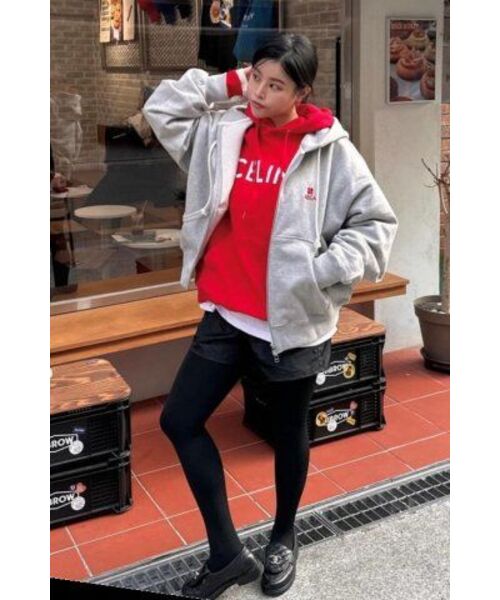 AECA(エイカ)の「EVERYDAY AECA CLOVER ZIP UP HOODIE-GREY(パーカー・レディース・その他・MEDIUM/SMALL/LARGE/W/X-LARGE)」の22枚目の写真