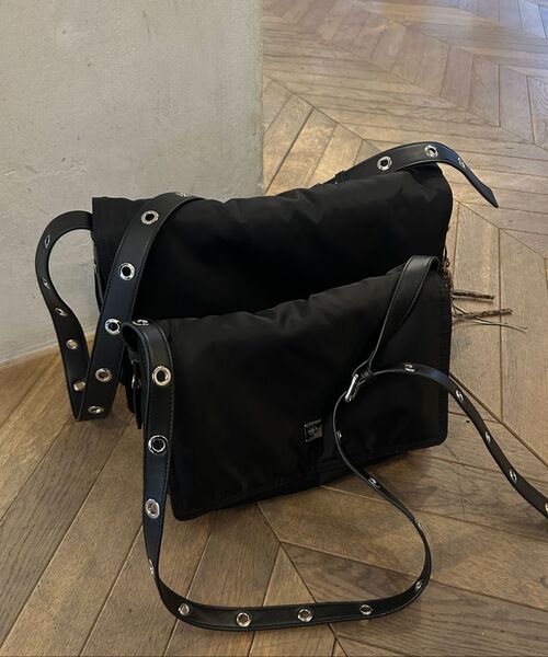 BLACKPURPLE(ブラックパープル)の「3-Wayクラウドバッグ Cloud Bag - L(メッセンジャーバッグ・メンズ・ブラック・FREE)」の15枚目の写真