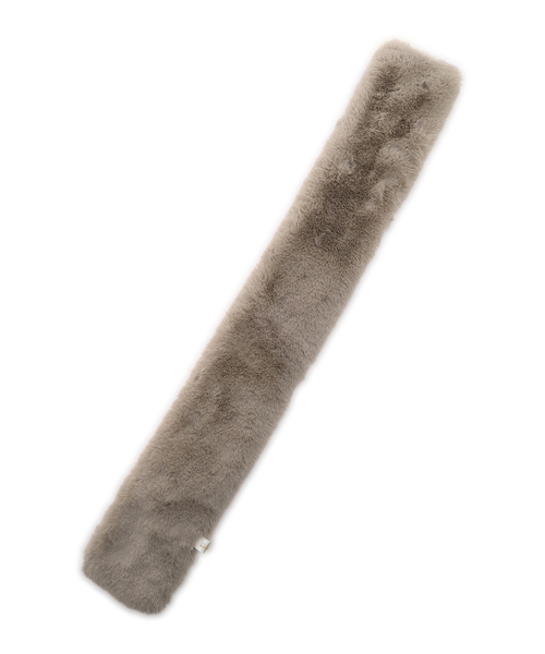 A/C DESIGN BY ALPHA CUBIC（エーシーデザインバイアルファキュービック）の「【顔周りを華やかに演出】ファーティペット（ストール/ショール・レディース・ベージュ/ライトグレー・フリー）」の9枚目の写真