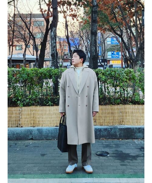 MUSINSA STANDARD(ムシンサスタンダード)の「ミニマルモックネックニット【クリーム】(ニット/セーター・メンズ・その他・SMALL/MEDIUM/LARGE/X-LARGE/XX-LARGE)」の10枚目の写真