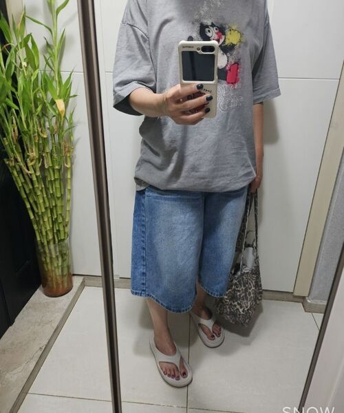 TOFFEE(トフィー)の「ウォッシュドバミューダデニムパンツ(ブルー)(その他パンツ・メンズ・その他・SMALL/MEDIUM/LARGE/X-LARGE)」の17枚目の写真