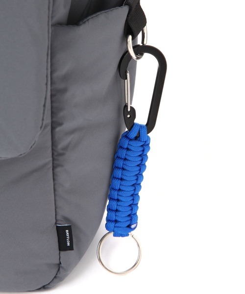 BAYFLOW（ベイフロー）の「チャーム付き中綿ショルダーバッグ（ショルダーバッグ・メンズ・ブラック/グレー・FREE）」の20枚目の写真