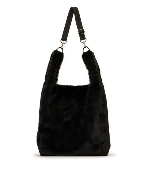 LeSportsac(レスポートサック)の「FUR SHOULDER TOTE ブラックフラッフィーファー(トートバッグ・レディース・ブラック・FREE)」の5枚目の写真