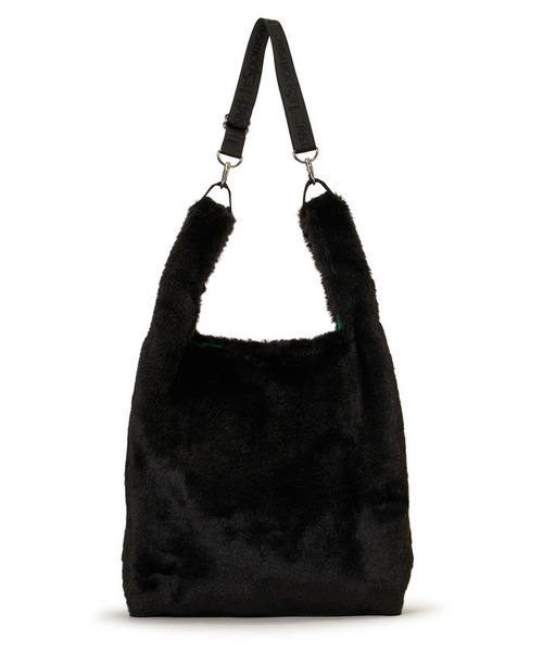 LeSportsac(レスポートサック)の「FUR SHOULDER TOTE ブラックフラッフィーファー(トートバッグ・レディース・ブラック・FREE)」の7枚目の写真