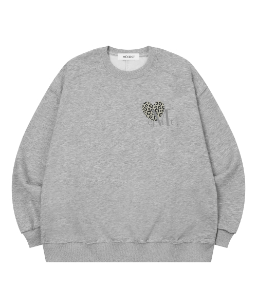 MUCENT(ムセント)の「シエラホピハートスモールロゴスウェット男女共用(2カラー)(スウェット・レディース・ブラック/グレー・FREE)」の6枚目の写真