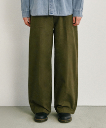 GLW（ジーエルダブリュ）の「カーペンター パティグ コットンパンツ オリーブ（その他パンツ）」