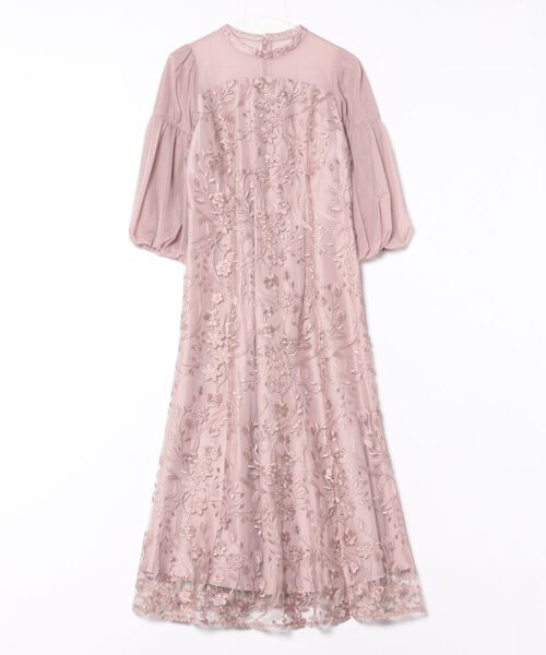 セール】【ANDRESD】floral pattern flare dress 結婚式 パーティー