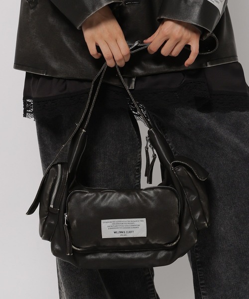niko and...（ニコアンド）の「【WILLIAM B.ELIOTT】ポケットショルダーバッグ（ショルダーバッグ・レディース・ダークブラウン/ブラック・0）」の4枚目の写真
