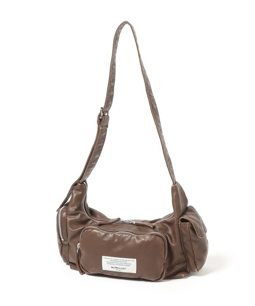 niko and...（ニコアンド）の「【WILLIAM B.ELIOTT】ポケットショルダーバッグ（ショルダーバッグ・レディース・ダークブラウン/ブラック・0）」の8枚目の写真