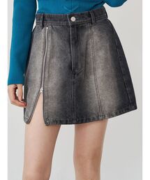 MURUA | 【セットアップ対応】サイドオープンデニムスカート(デニムスカート)