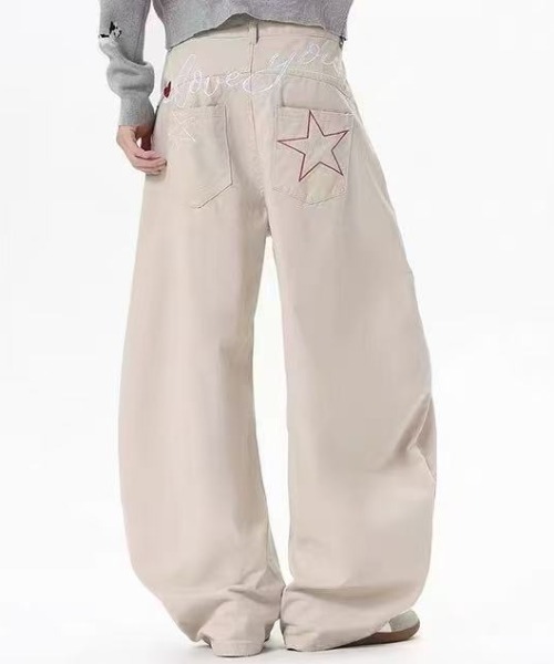 Achic（アシック）の「バックししゅうデニムパンツ（デニムパンツ・レディース・ブラウン/アイボリー・S/M）」の11枚目の写真