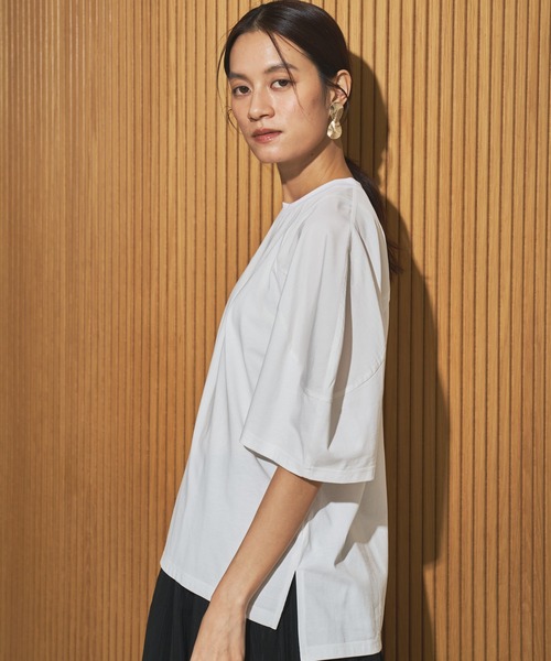 audrey and john wad（オードリーアンドジョンワッド）の「ヴィンテージワッシャー半袖T（Tシャツ/カットソー・レディース・ブラック系その他/ホワイト系その他/ホワイト/ブラック・FREE）」の11枚目の写真