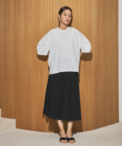 audrey and john wad（オードリーアンドジョンワッド）の「ヴィンテージワッシャー半袖T（Tシャツ/カットソー・レディース・ブラック系その他/ホワイト系その他/ホワイト/ブラック・FREE）」の15枚目の写真