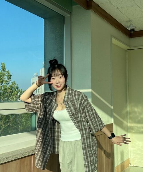 LEIRE（ルアール）の「リンクルシアサーカーチェック半袖シャツ[カーキ]（シャツ/ブラウス・メンズ・その他・MEDIUM/LARGE/X-LARGE）」の6枚目の写真