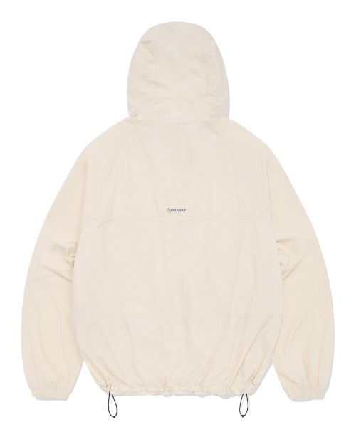 COVERNAT（カバーナット）の「軽量パッカブルウインドブレーカーエクリュ（ナイロンジャケット・レディース・その他・SMALL/MEDIUM/LARGE/X-LARGE/X-SMALL）」の2枚目の写真