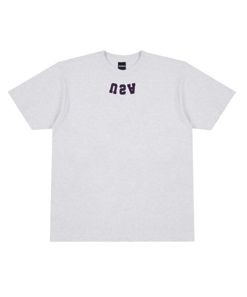 CREAM SODA LAB（クリームソーダラボ）の「リバースUSAスモールロゴ半袖Tシャツライトグレー（Tシャツ/カットソー・メンズ・その他・X-LARGE/XX-LARGE/MEDIUM/LARGE）」の2枚目の写真