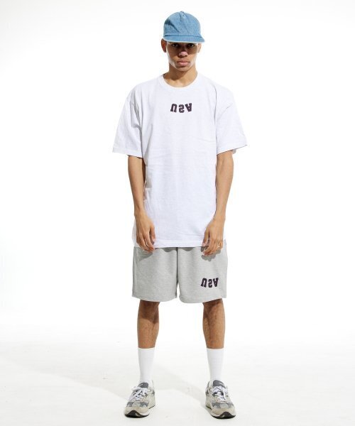 CREAM SODA LAB（クリームソーダラボ）の「リバースUSAスモールロゴ半袖Tシャツライトグレー（Tシャツ/カットソー・メンズ・その他・X-LARGE/XX-LARGE/MEDIUM/LARGE）」の6枚目の写真