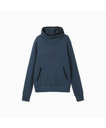MNS Track Binding High Neck Hoodie_Deep Blue