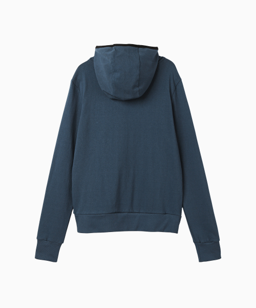 MENASOO(ミナス)の「MNS Track Binding High Neck Hoodie_Deep Blue(パーカー・レディース・ダークブルー・2/1)」の11枚目の写真