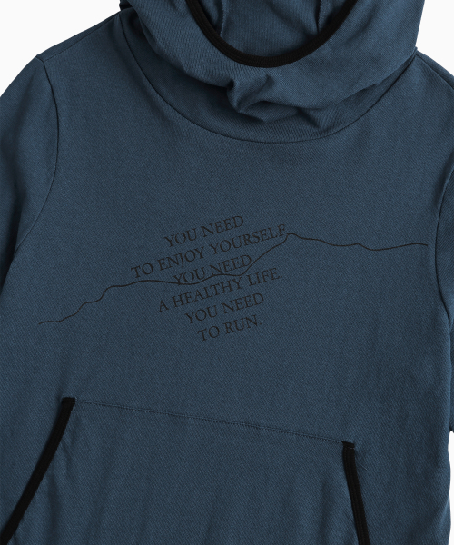 MENASOO(ミナス)の「MNS Track Binding High Neck Hoodie_Deep Blue(パーカー・レディース・ダークブルー・2/1)」の13枚目の写真