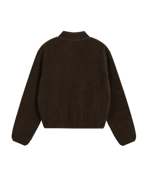 EMIS(イミス)の「(W) HALF NECK FLEECE TOP(スウェット・レディース・ブラウン/ベージュ/ピンク・FREE)」の17枚目の写真