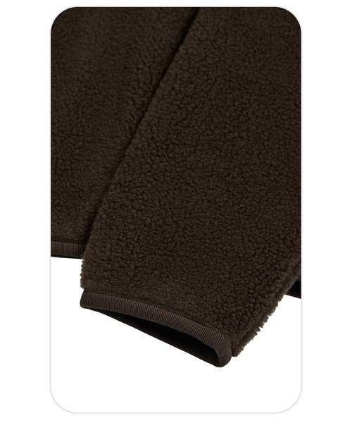 EMIS(イミス)の「(W) HALF NECK FLEECE TOP(スウェット・レディース・ブラウン/ベージュ/ピンク・FREE)」の20枚目の写真