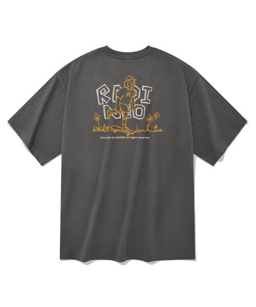 RADINEO(ラディネオ)の「エンボード 半袖Tシャツ グレー(Tシャツ/カットソー・メンズ・その他・LARGE/MEDIUM/SMALL/X-LARGE)」の1枚目の写真