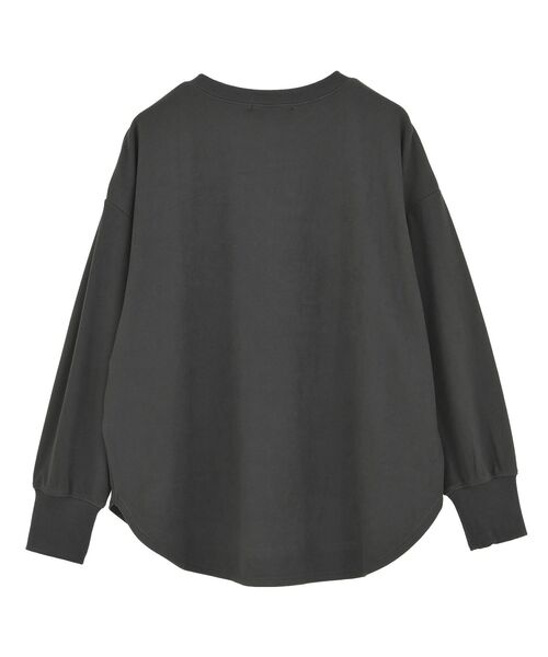 AMERICAN HOLIC(アメリカンホリック)の「ソフトタッチヘンリーネックプルオーバー(Tシャツ/カットソー・レディース・チャコールグレー/グレー/ブラウン・L/M)」の19枚目の写真