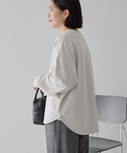 Frank&Eileen ポップオーバーヘンリー プルオーバー　長袖　カットソー Frank&Eileen ポップオーバーヘンリー プルオーバー 長袖 カットソー