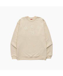 UNISEX MNS34 APPLIQUE SWEATSHIRT_IVORY