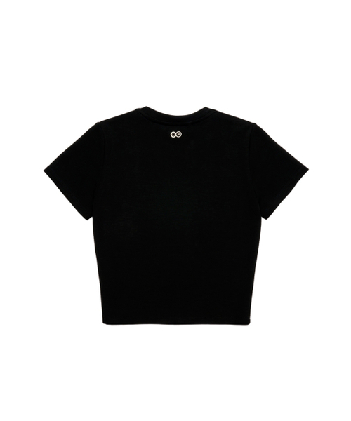REACTIFY(リアクティファイ)の「ウィメンズ PUSH クロップドTシャツ ブラック(Tシャツ/カットソー・レディース・その他・MEDIUM/SMALL/LARGE)」の4枚目の写真