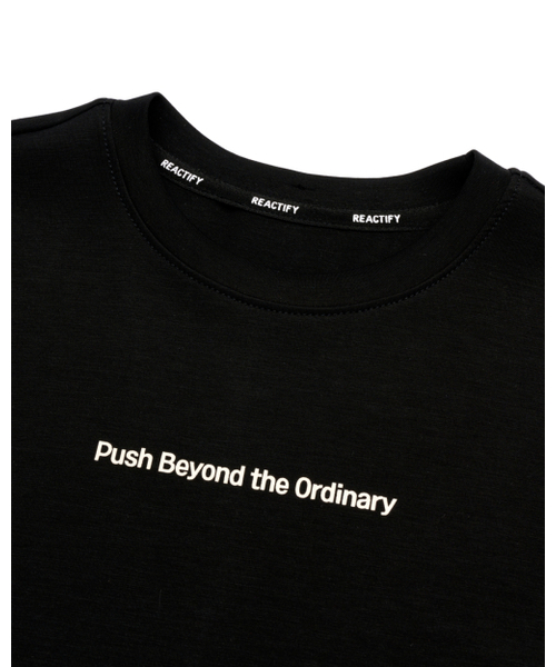 REACTIFY(リアクティファイ)の「ウィメンズ PUSH クロップドTシャツ ブラック(Tシャツ/カットソー・レディース・その他・MEDIUM/SMALL/LARGE)」の5枚目の写真