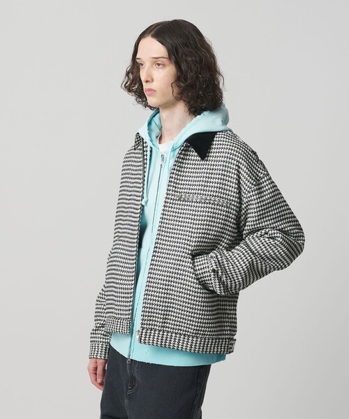 チェック ジップ ワーク ジャケット（ブルゾン）｜MONKEY TIME