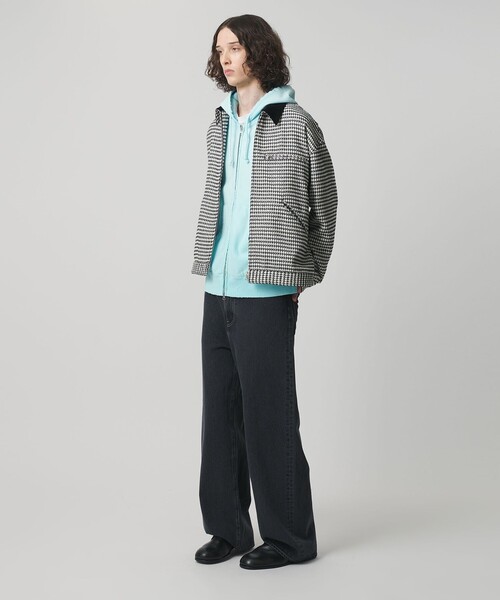 チェック ジップ ワーク ジャケット（ブルゾン）｜MONKEY TIME