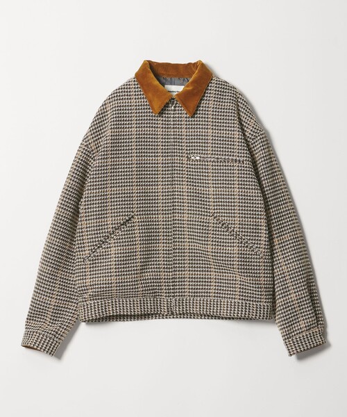 MONKEY TIME(モンキータイム)の「チェック ジップ ワーク ジャケット(ブルゾン・メンズ・ダークブラウン/ブラック・S/M/L/XL)」の9枚目の写真