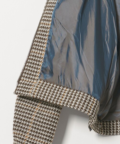 MONKEY TIME(モンキータイム)の「チェック ジップ ワーク ジャケット(ブルゾン・メンズ・ダークブラウン/ブラック・S/M/L/XL)」の3枚目の写真