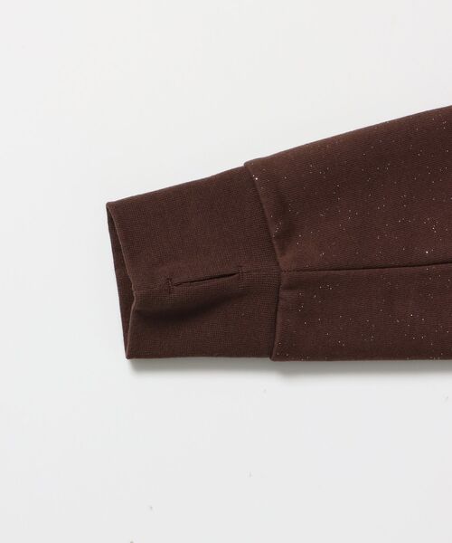 SEQUENZ（シークエンズ）の「※WEB限定 / セットアップ対応 / レディースグリッタージップスウェット / sqnz glitter zip top（スウェット・レディース・モカ/スカイブルー/ライトピンク/ブラック/グレー・MEDIUM/SMALL）」の21枚目の写真