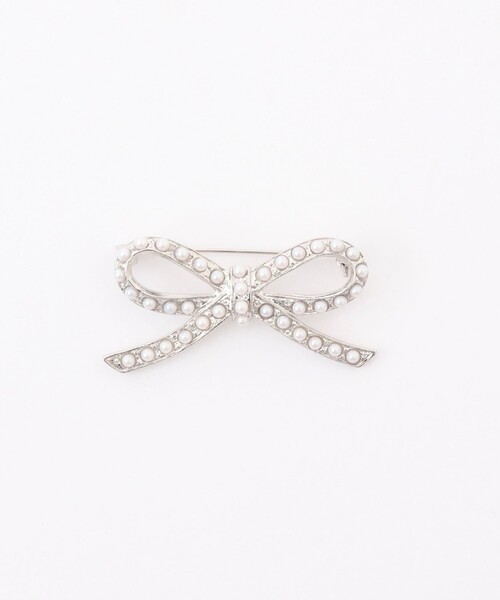 NOLLEY’S（ノーリーズ）の「【NOLLEYS goods】リボンパールブローチ（ブローチ/コサージュ・レディース・シルバー・FREE）」の12枚目の写真