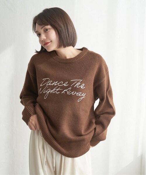notch.(ノッチ)の「ロゴ刺繍ニット(ニット/セーター・レディース・グレー/ブラウン・M)」の13枚目の写真