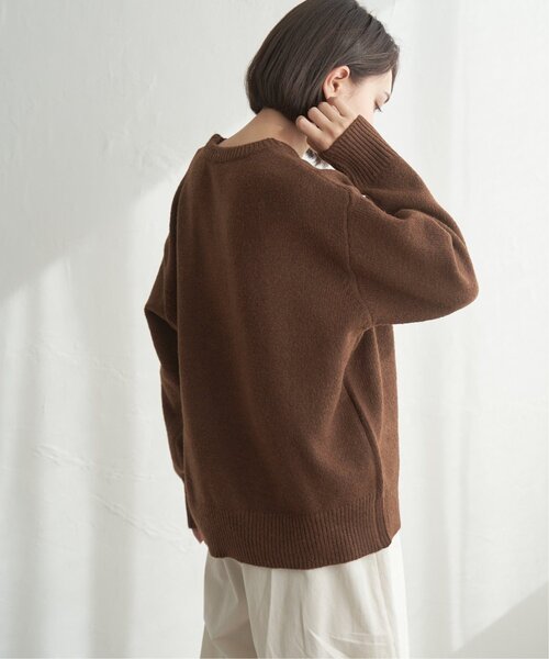 notch.(ノッチ)の「ロゴ刺繍ニット(ニット/セーター・レディース・グレー/ブラウン・M)」の16枚目の写真