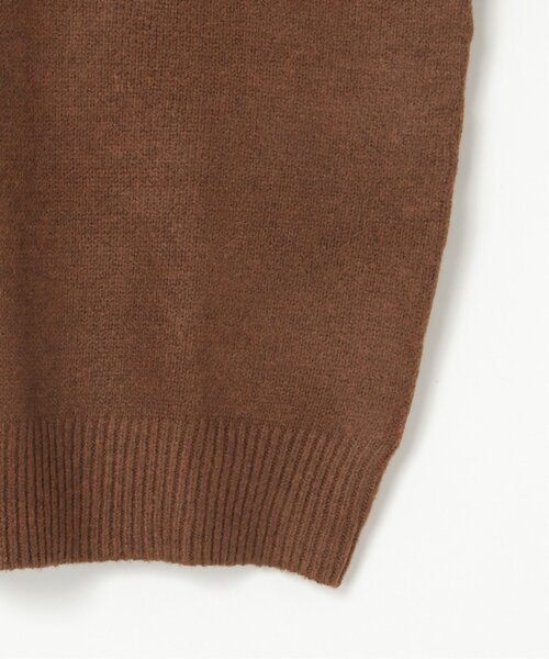 notch.(ノッチ)の「ロゴ刺繍ニット(ニット/セーター・レディース・グレー/ブラウン・M)」の8枚目の写真