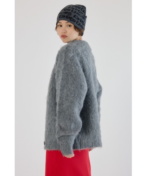 RODEO CROWNS WIDE BOWL(ロデオクラウンズワイドボウル)の「2WAY Fluffyシャギーニットカーディガン(カーディガン/ボレロ・レディース・ライトグリーン/グレー/ライトベージュ・FREE)」の18枚目の写真