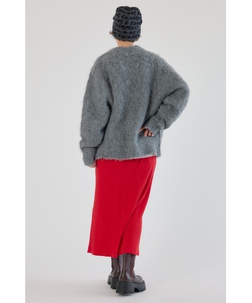 RODEO CROWNS WIDE BOWL(ロデオクラウンズワイドボウル)の「2WAY Fluffyシャギーニットカーディガン(カーディガン/ボレロ・レディース・ライトグリーン/グレー/ライトベージュ・FREE)」の21枚目の写真