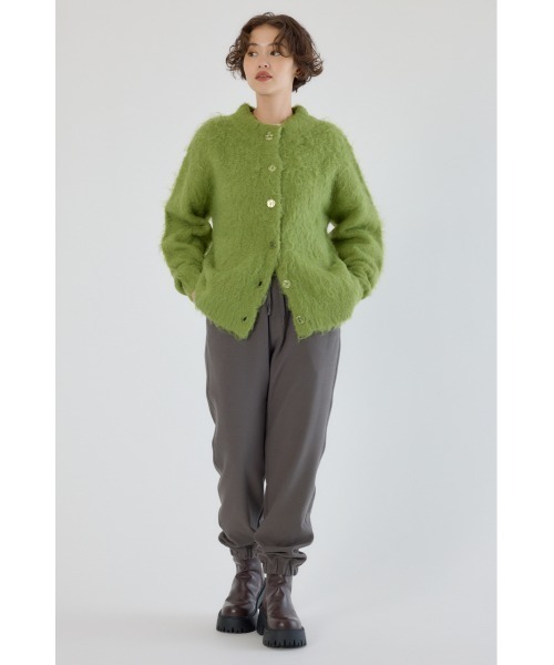 RODEO CROWNS WIDE BOWL(ロデオクラウンズワイドボウル)の「2WAY Fluffyシャギーニットカーディガン(カーディガン/ボレロ・レディース・ライトグリーン/グレー/ライトベージュ・FREE)」の14枚目の写真