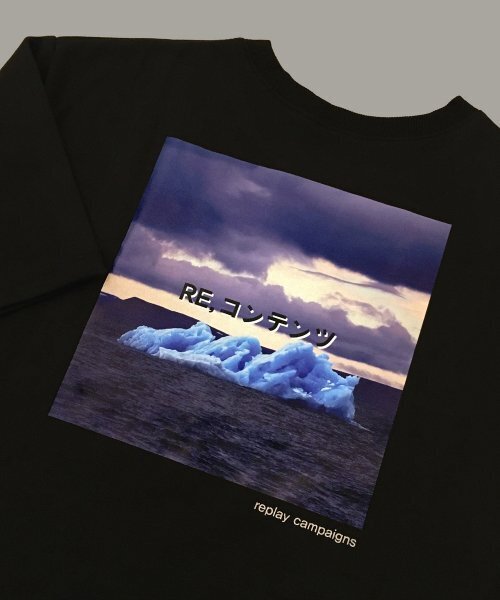 replaycontainer(リプレイコンテナ)の「black_replay campaigns tee (blue)(Tシャツ/カットソー・メンズ・その他・FREE)」の1枚目の写真