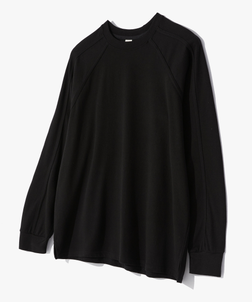 COFWI(コフウィー)の「テーパードラグランロングスリーブブラック(Tシャツ/カットソー・メンズ・その他・2(M)/3(L))」の1枚目の写真