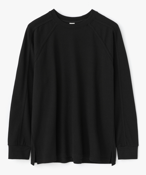 COFWI(コフウィー)の「テーパードラグランロングスリーブブラック(Tシャツ/カットソー・メンズ・その他・2(M)/3(L))」の2枚目の写真