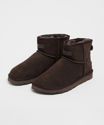 Wide Fur Boots Brown