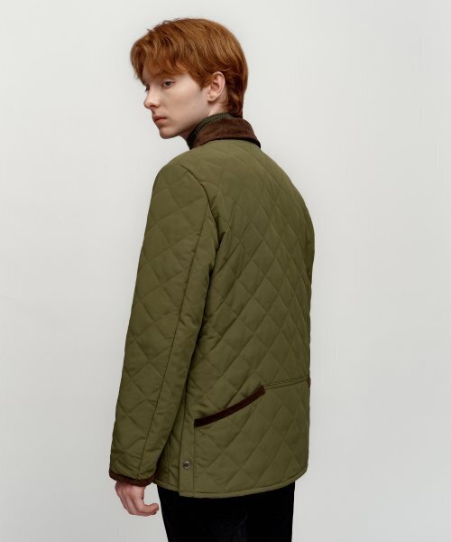 SOLEW（ソル）の「コーデュロイキルティングジャンパー_カーキ（ダウンジャケット/コート・メンズ・その他・SMALL/MEDIUM/LARGE/X-LARGE）」の3枚目の写真